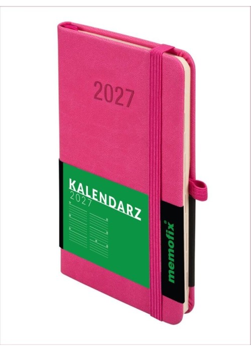 Kalendarz 2027 Memofix A6 TDW różowy