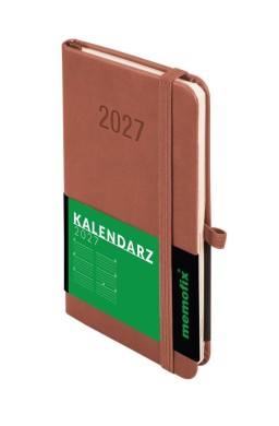 Kalendarz 2027 Memofix A6 TDW mocha mousse