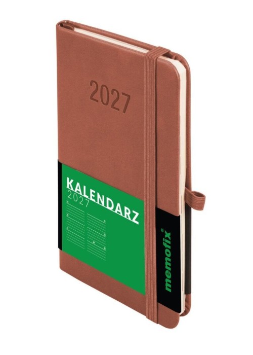 Kalendarz 2027 Memofix A6 TDW mocha mousse