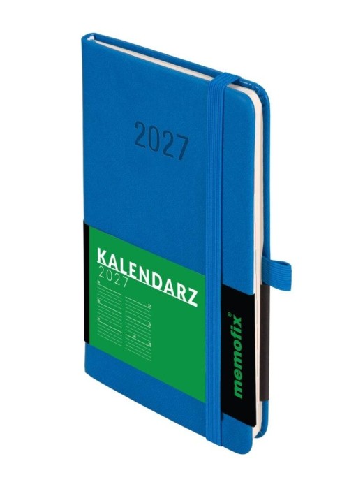 Kalendarz 2027 Memofix A6 TDW niebieski
