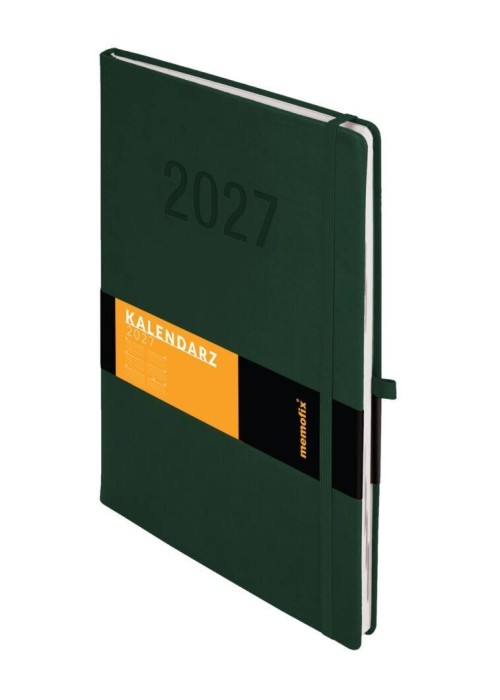 Kalendarz 2027 Memofix A4 TNS zielony