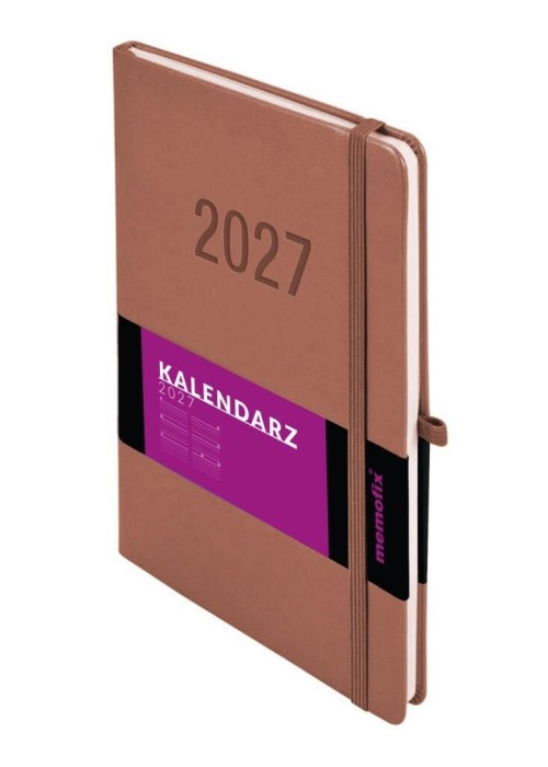 Kalendarz 2027 Memofix B5 TDW mocha mousse