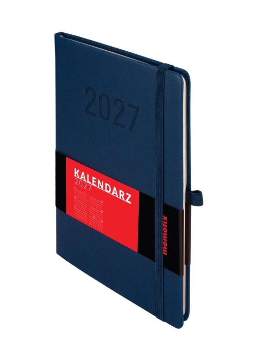 Kalendarz 2027 Memofix A5 TDW granatowy