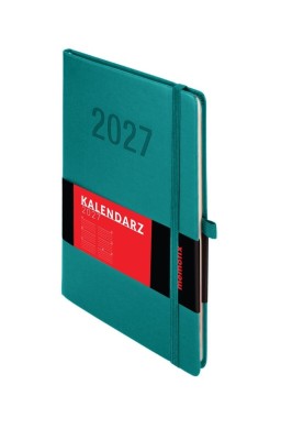 Kalendarz 2027 Memofix A5 TDW turkusowy
