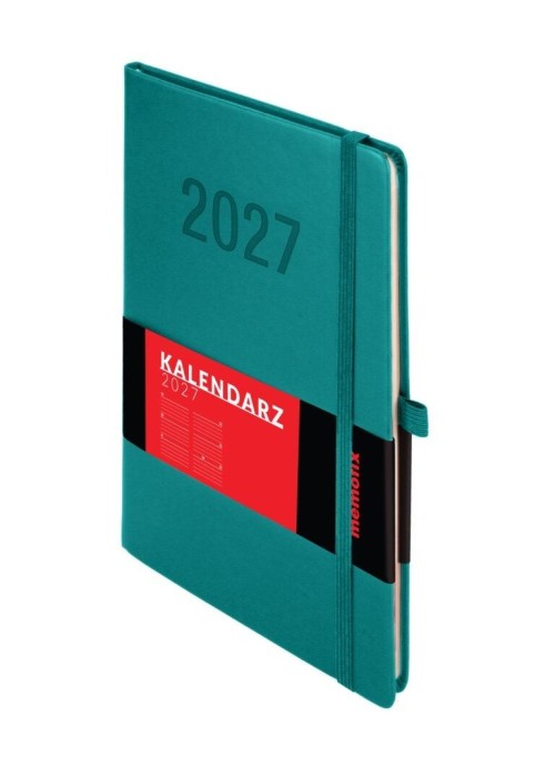 Kalendarz 2027 Memofix A5 TDW turkusowy