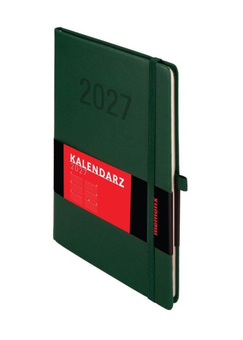Kalendarz 2027 Memofix A5 TDW zielony