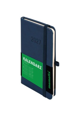 Kalendarz 2027 Memofix A6 TDW granatowy