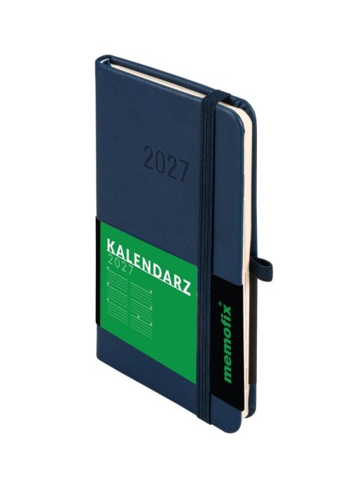 Kalendarz 2027 Memofix A6 TDW granatowy