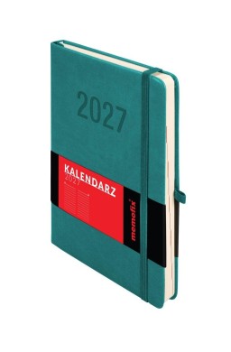 Kalendarz 2027 Memofix A5 DNS turkusowy