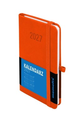 Kalendarz 2027 Memofix B6 TDW pomarańczowy