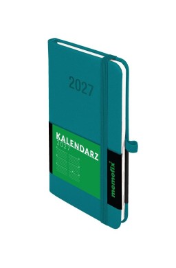 Kalendarz 2027 Memofix A6 TDW turkusowy