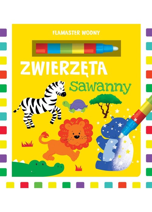 Flamaster wodny. Zwierzęta sawanny
