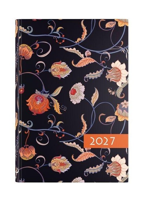 Terminarz 2027 B7 Kolorowy ornament