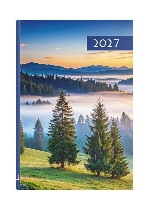 Terminarz 2027 B7 Kolorowy krajobraz