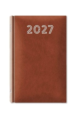 Terminarz 2027 B7 Standard brązowy