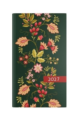 Terminarz 2027 tygodniowy kolorowy ornament