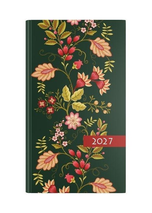 Terminarz 2027 tygodniowy kolorowy ornament