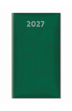 Terminarz 2027 tygodniowy standard zielony