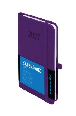 Kalendarz 2027 Memofix B6 TDW fioletowy