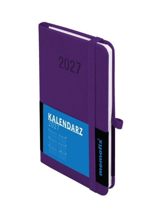 Kalendarz 2027 Memofix B6 TDW fioletowy