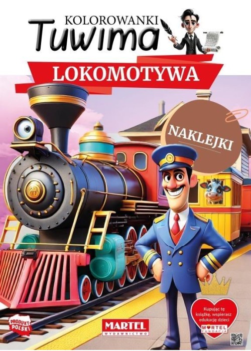 Kolorowanki Tuwima. Lokomotywa