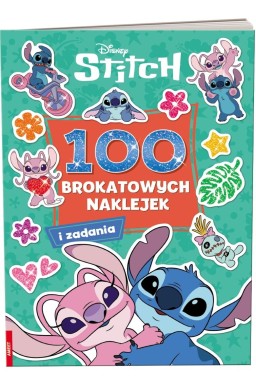Disney Stitch. 100 brokatowych naklejek