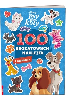Disney Psy & Koty. 100 brokatowych naklejek