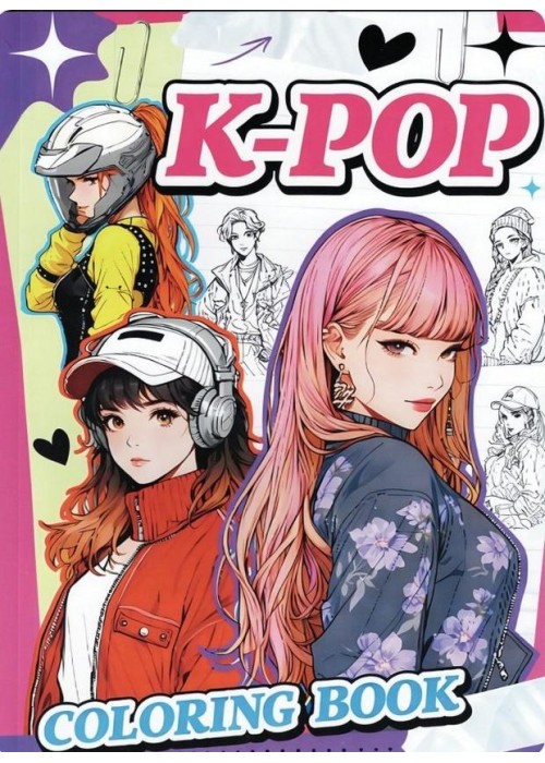 Kolorowanka Kpop A4