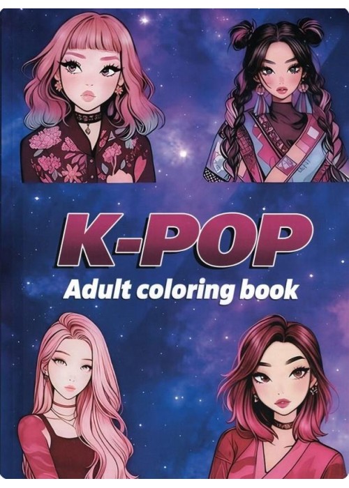 Kolorowanka Kpop A4