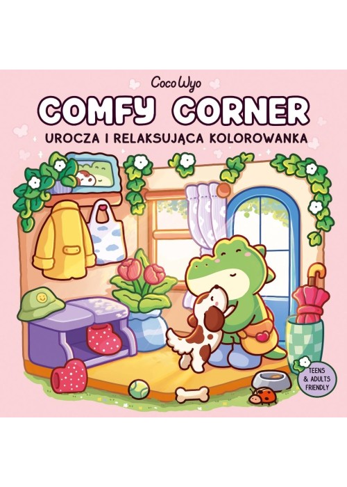 Comfy Corner. Urocza i relaksująca kolorowanka