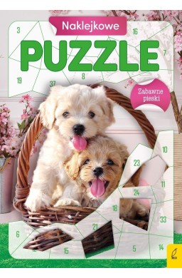 Naklejkowe puzzle. Zabawne pieski