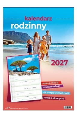Kalendarz 2027 - Rodzinny duży
