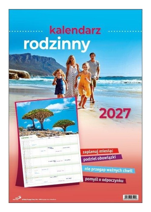 Kalendarz 2027 - Rodzinny duży