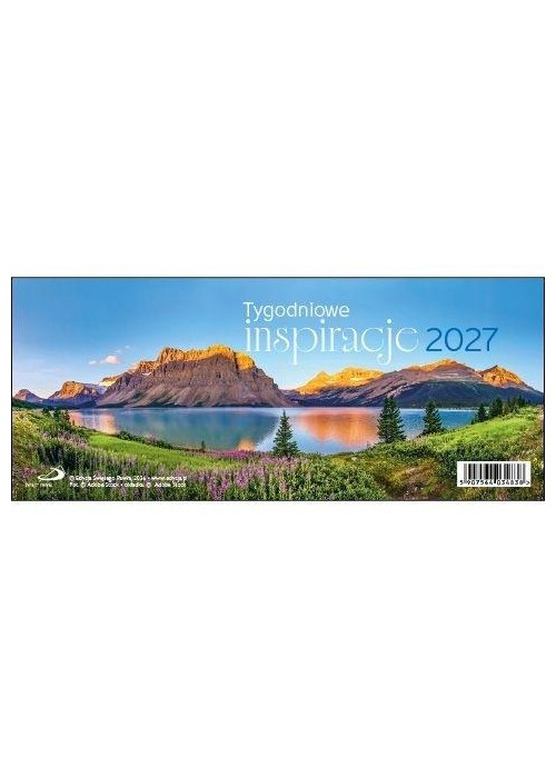 Kalendarz 2027 biurkowy - Tygodniowe inspiracje