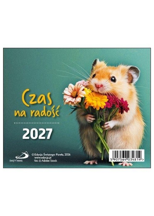 Kalendarz 2027 biurkowy - Czas na radość