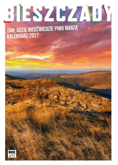 Kalendarz 2027 Bieszczady A4 wzór 1