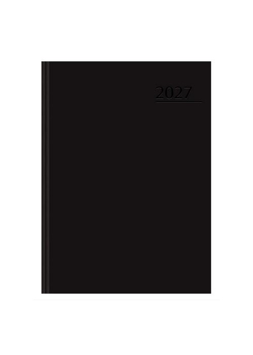 Kalendarz 2027 dzienny A5 basic czarny TOP2000