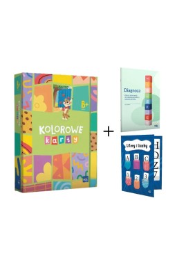 Superpakiet Kolorowe karty. Poziom B+ + Klaser...