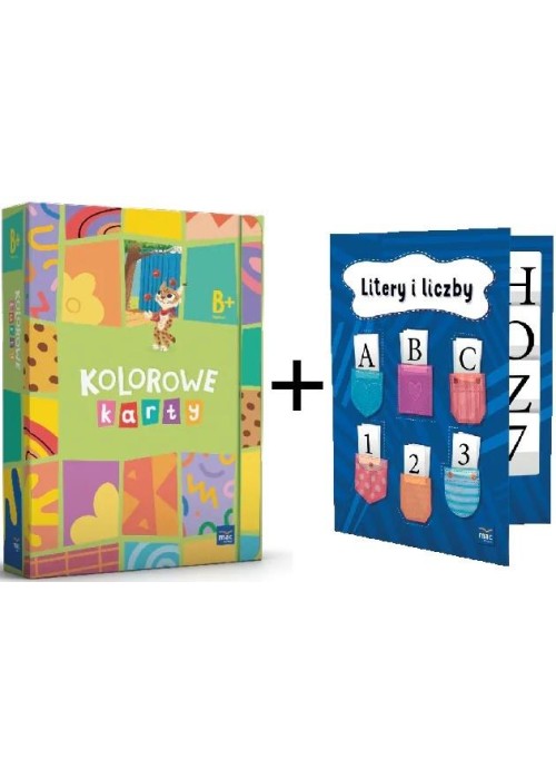 Superpakiet Kolorowe karty. Poziom B+ + Klaser...