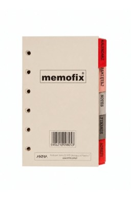 Wkład kalendarzowy 2027 Memofix A6 K komplet