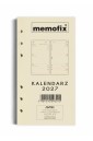 Wkład kalendarzowy 2027 Memofix B6 ST/TDW