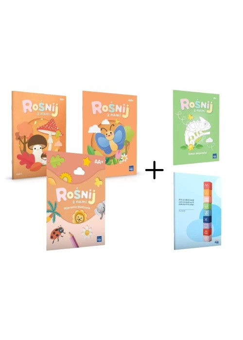 Superpakiet Rośnij z nami. A i A+ + Karty pracy...