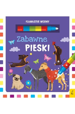 Flamaster wodny. Zabawne pieski