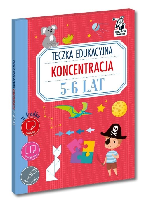 Teczka edukacyjna Koncentracja 5-6 lat Kapitan...