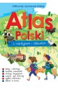 Atlas Polski z naklejkami i plakatem