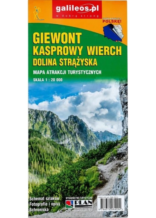 Mapa - Giewont, Kasprowy Wierch... 1:20 000 w.2026