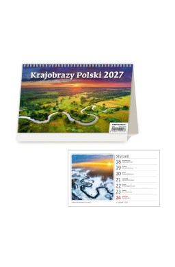 Kalendarz 2027 biurkowy tygodniowy