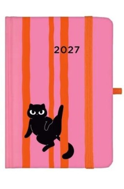 Kalendarz 2027 B6 dzienny Czarny Kot ALBI