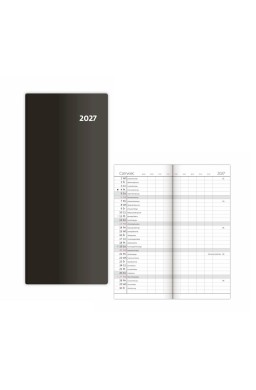 Kalendarz 2027 kieszonkowy miesięczny Torino