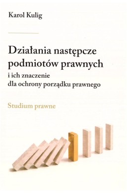 Działania następcze podmiotów prawnych